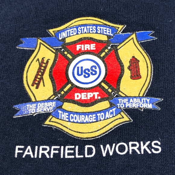 ❌Sold❌ Vintage 90s Fire and Rescue Sweatshirt - Picture 4 of 5